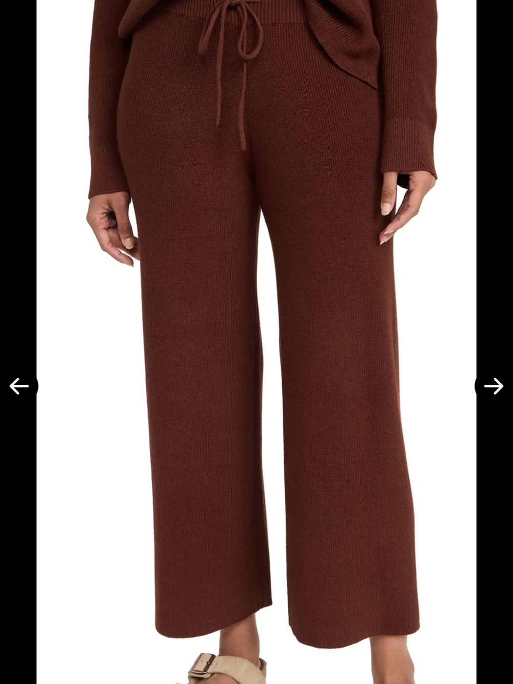 Rails Brook Pants Russet Brown Sweater Medium